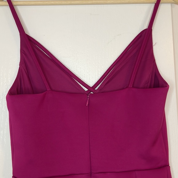 Dynamite Mini Magenta Party Dress - Picture 3 of 4